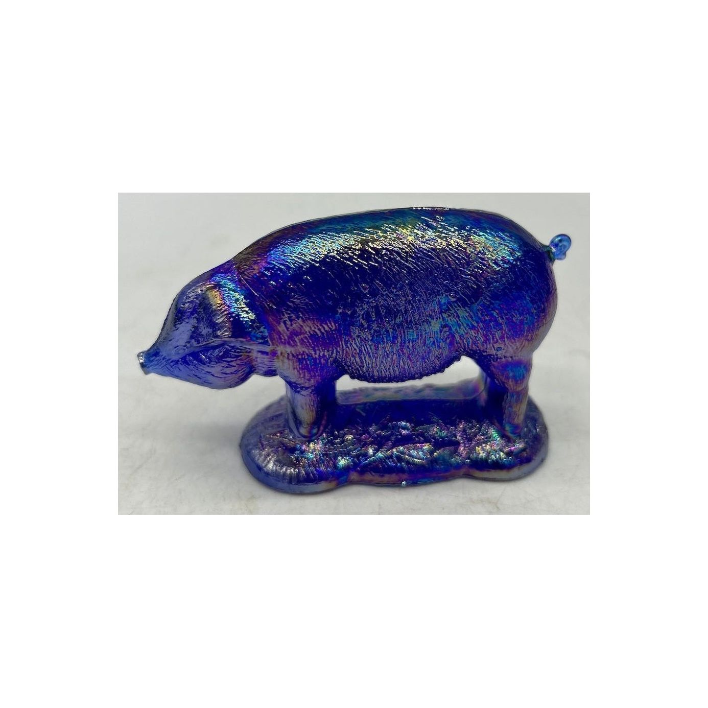 Solid Glass Pig