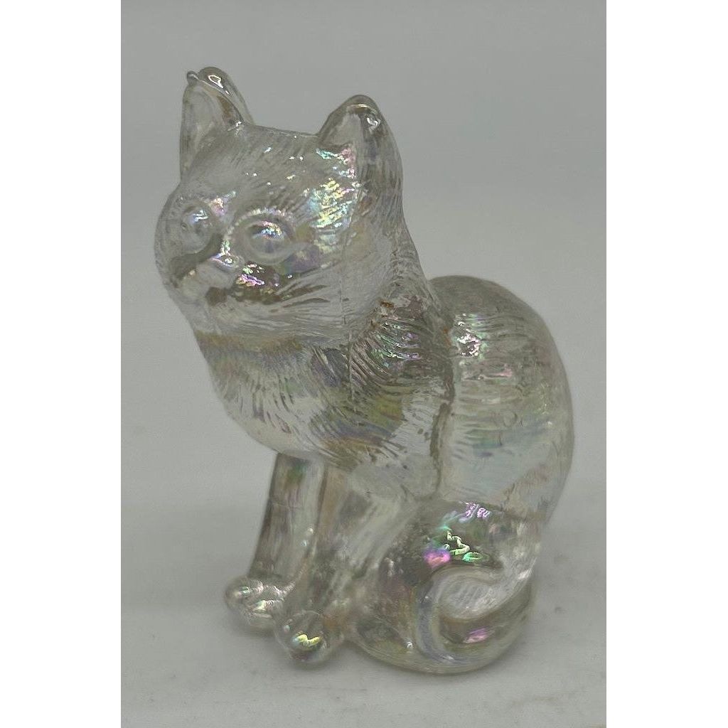 3" Solid Glass Sitting Kitten