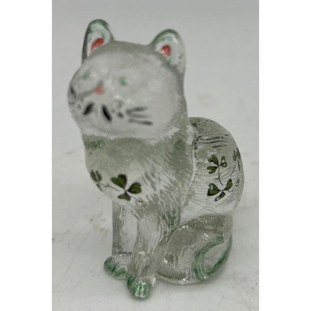 3" Solid Glass Sitting Kitten