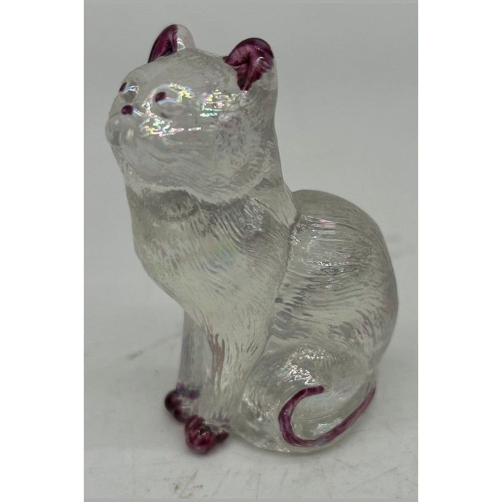 3" Solid Glass Sitting Kitten