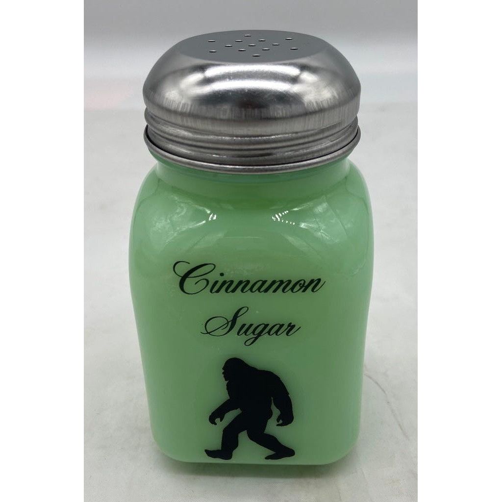Stove Top Spice Jars w/Sasquatch Decal "Big Foot"