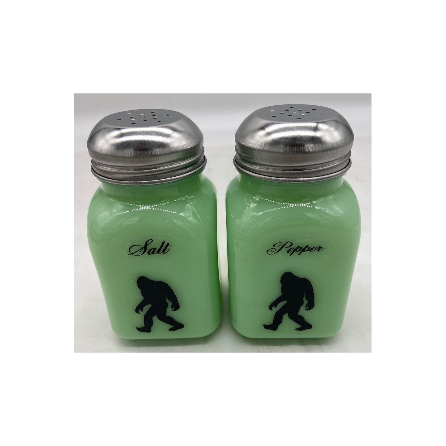 Stove Top Spice Jars w/Sasquatch Decal "Big Foot"