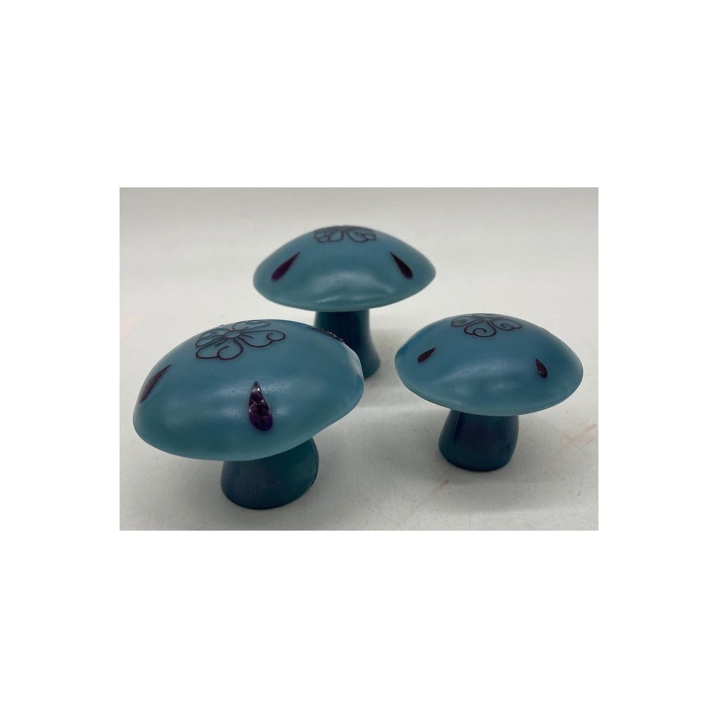 Solid Glass Mushroom