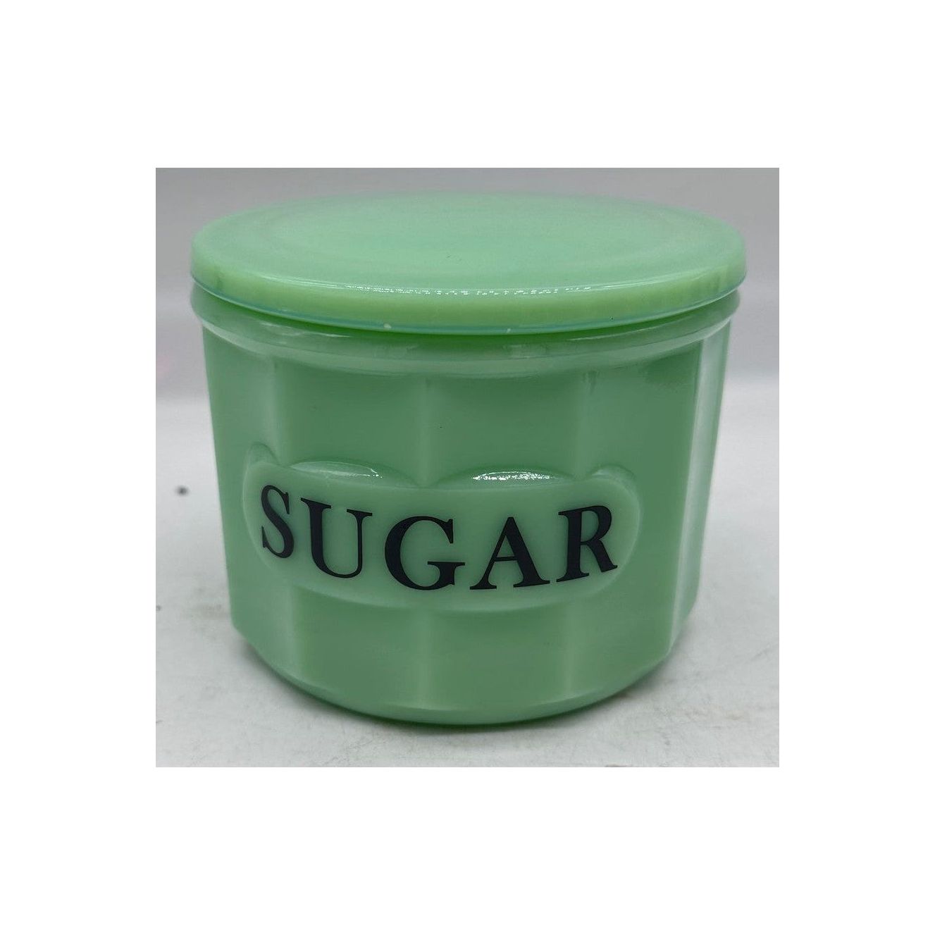 Paneled Canister w/Lid