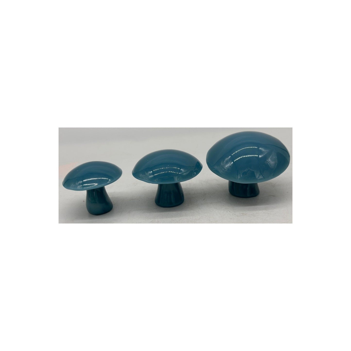 Solid Glass Mushroom
