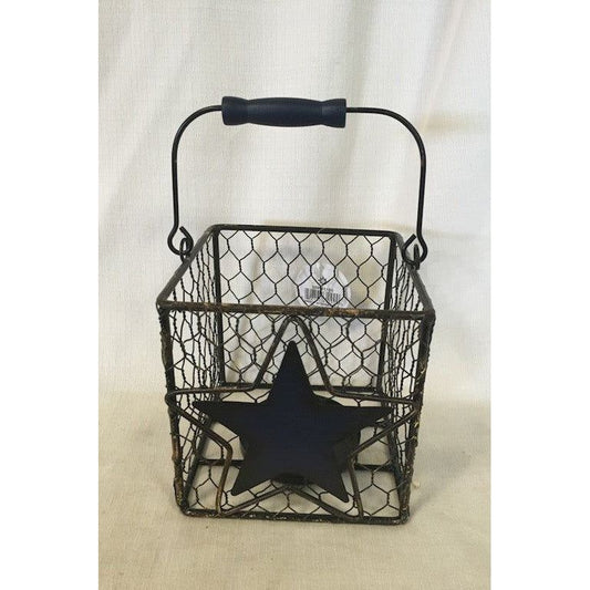 Wire Candleholder - Stars