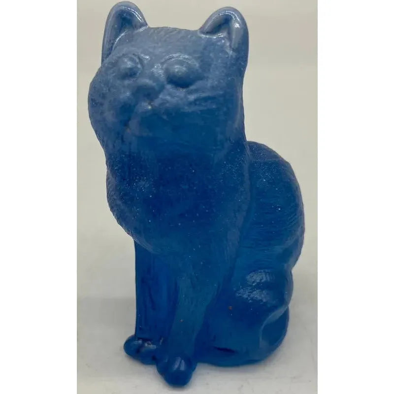 3" Solid Glass Sitting Kitten