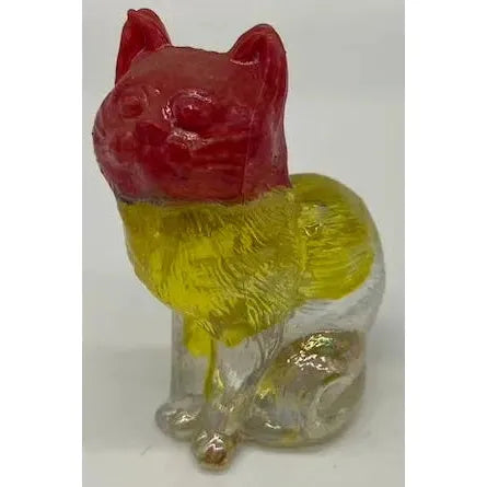 3" Solid Glass Sitting Kitten