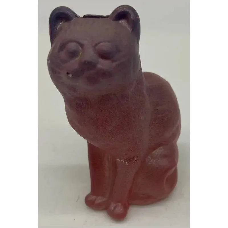 3" Solid Glass Sitting Kitten