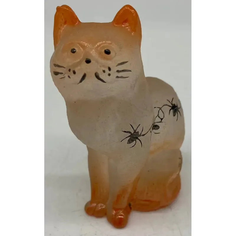 3" Solid Glass Sitting Kitten