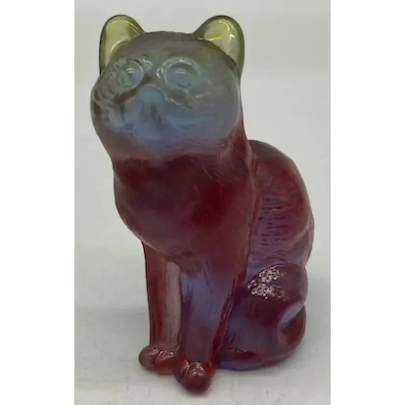 3" Solid Glass Sitting Kitten