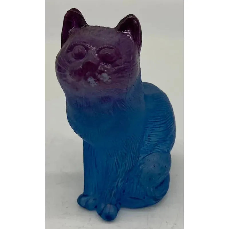 3" Solid Glass Sitting Kitten