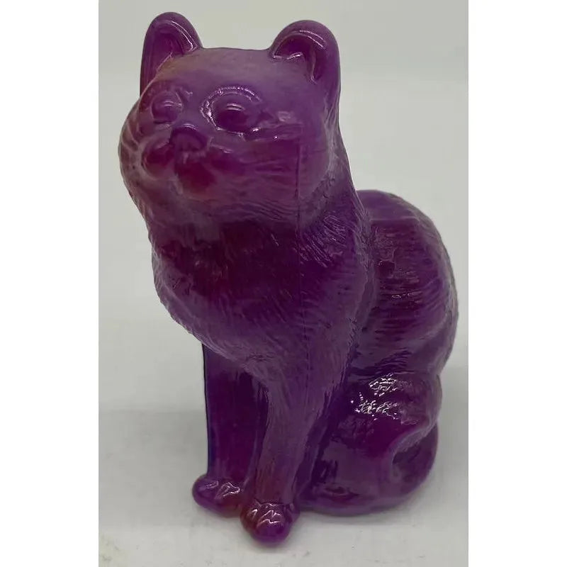 3" Solid Glass Sitting Kitten