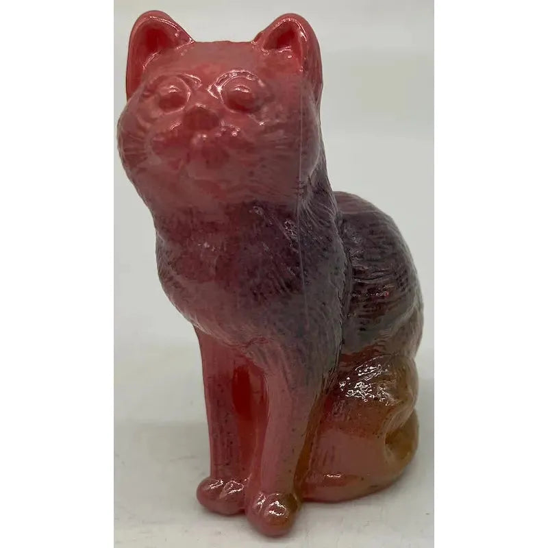 3" Solid Glass Sitting Kitten
