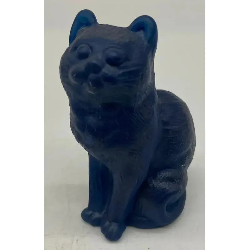 3" Solid Glass Sitting Kitten