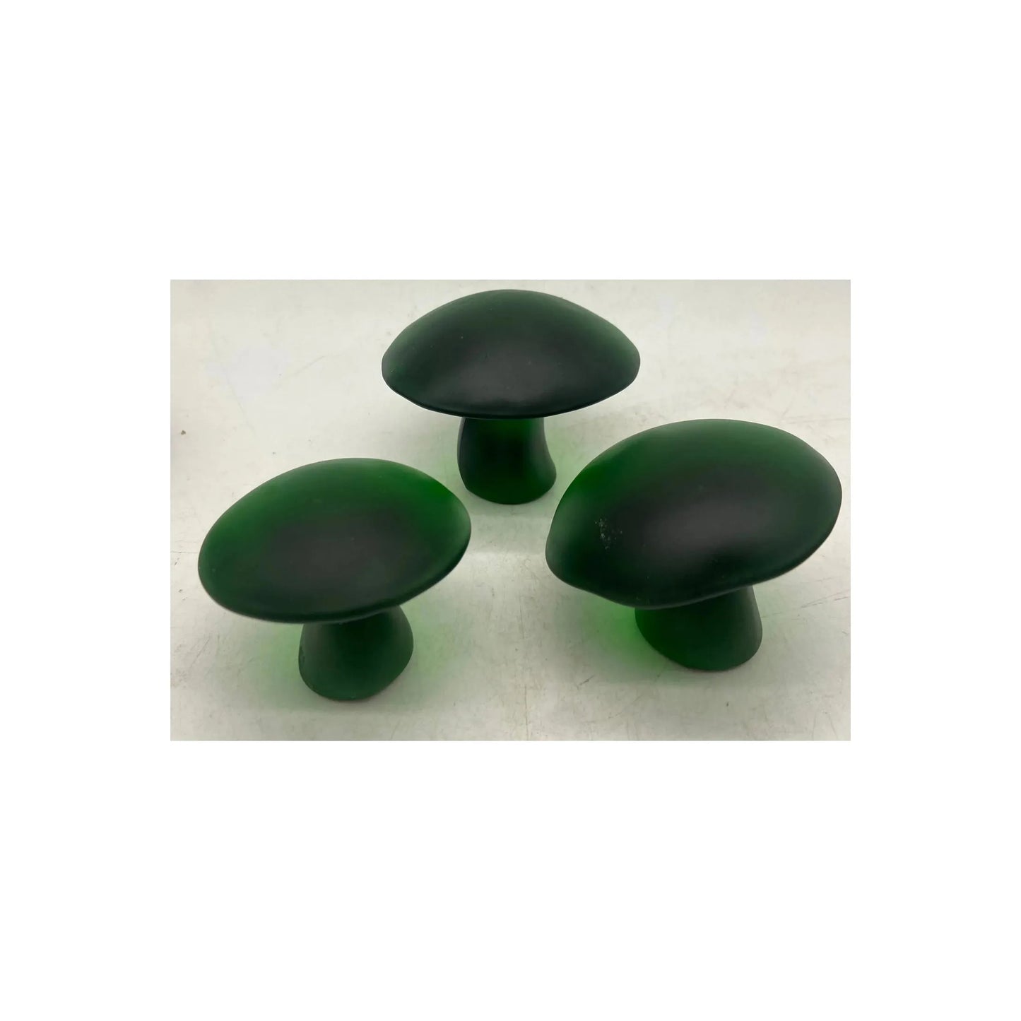 Solid Glass Mushroom