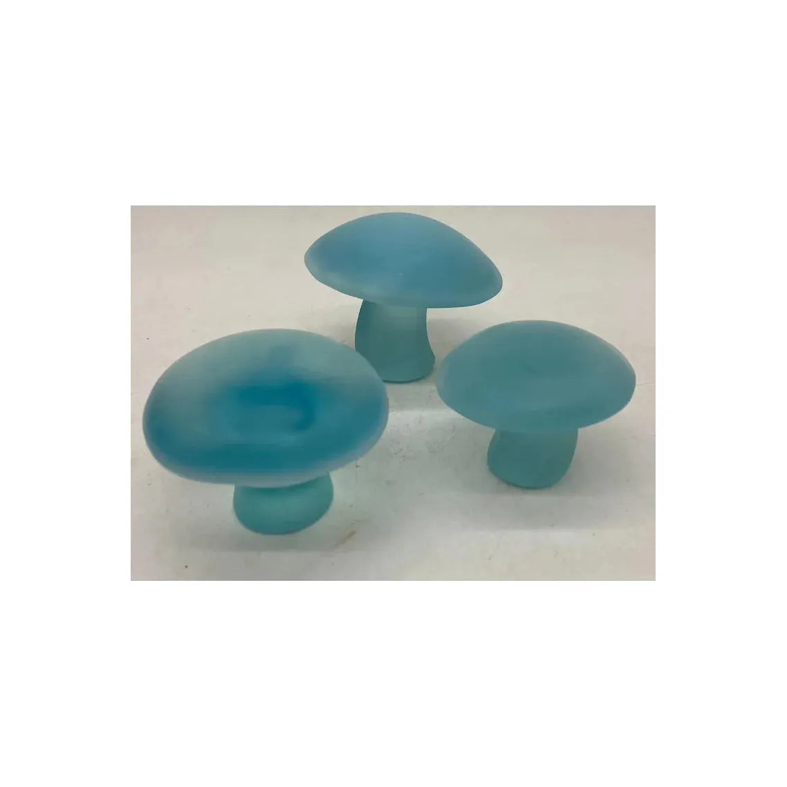Solid Glass Mushroom