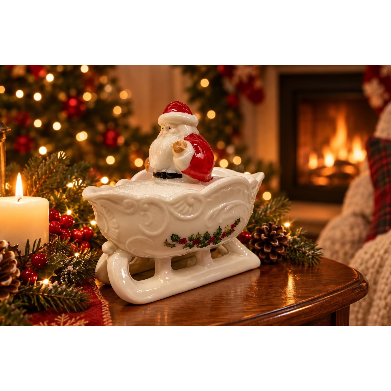 Santa on Sleigh