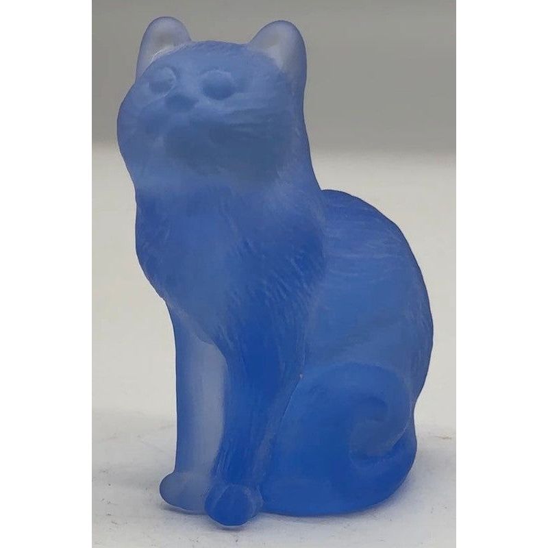 3" Solid Glass Sitting Kitten