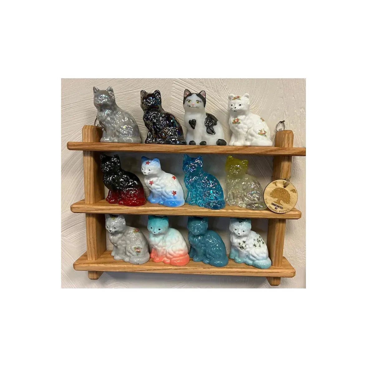 Red Oak Wooden Shelf (Glass not included)