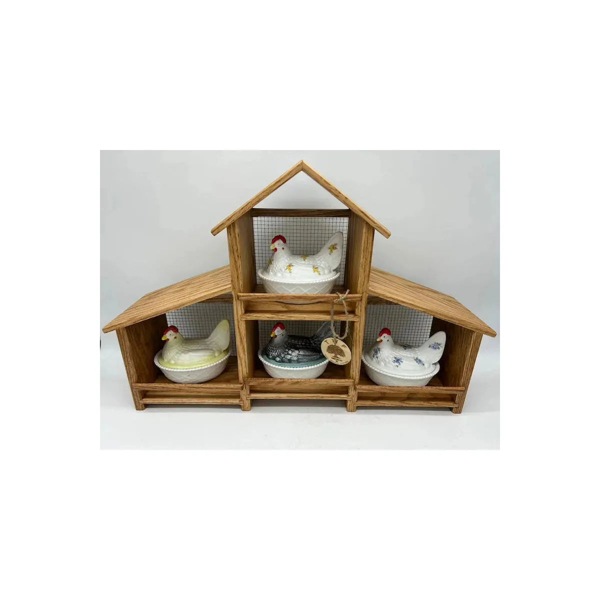 Red Oak Wooden Shelf (Glass not included)