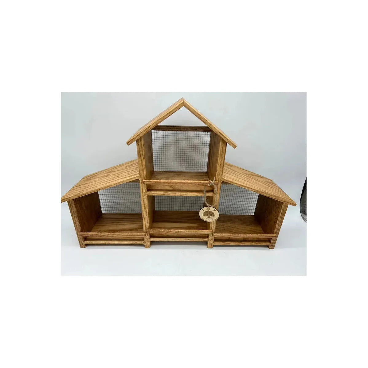 Red Oak Wooden Shelf (Glass not included)