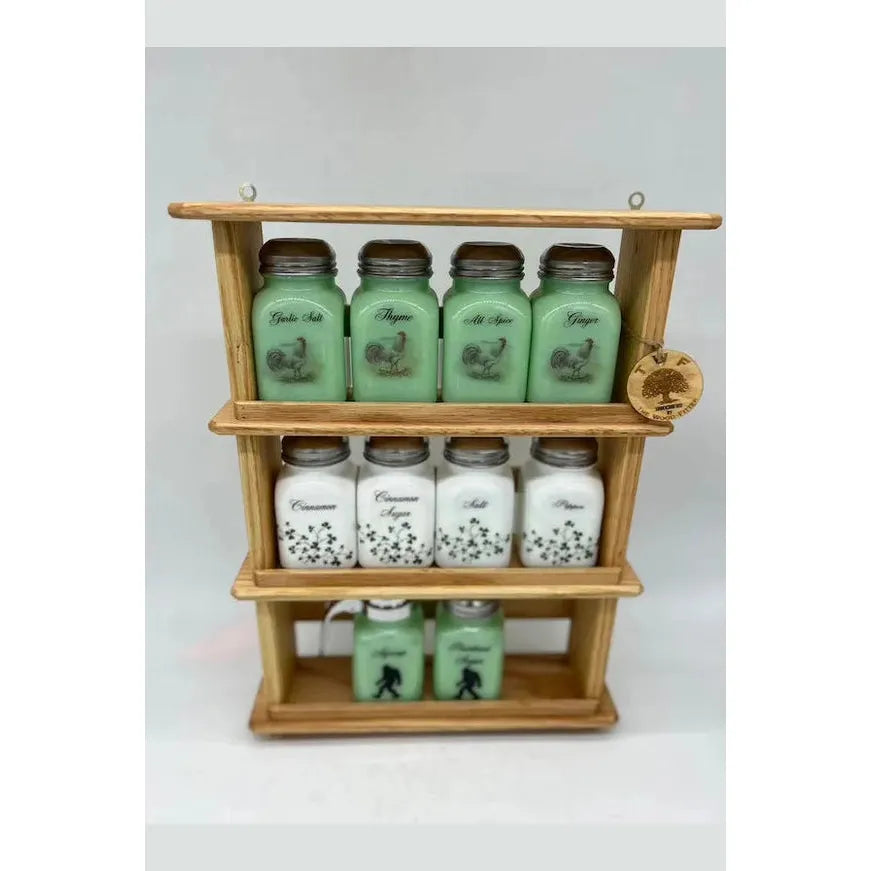 Red Oak Wooden Shelf (Glass not included)