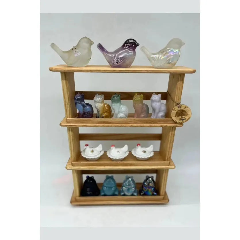 Red Oak Wooden Shelf (Glass not included)