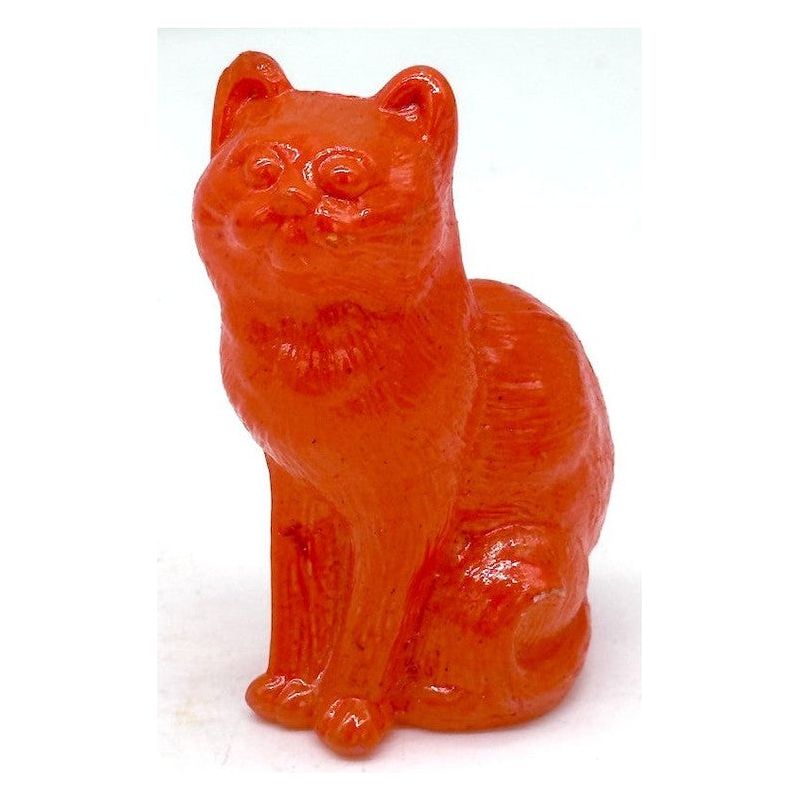 3" Solid Glass Sitting Kitten
