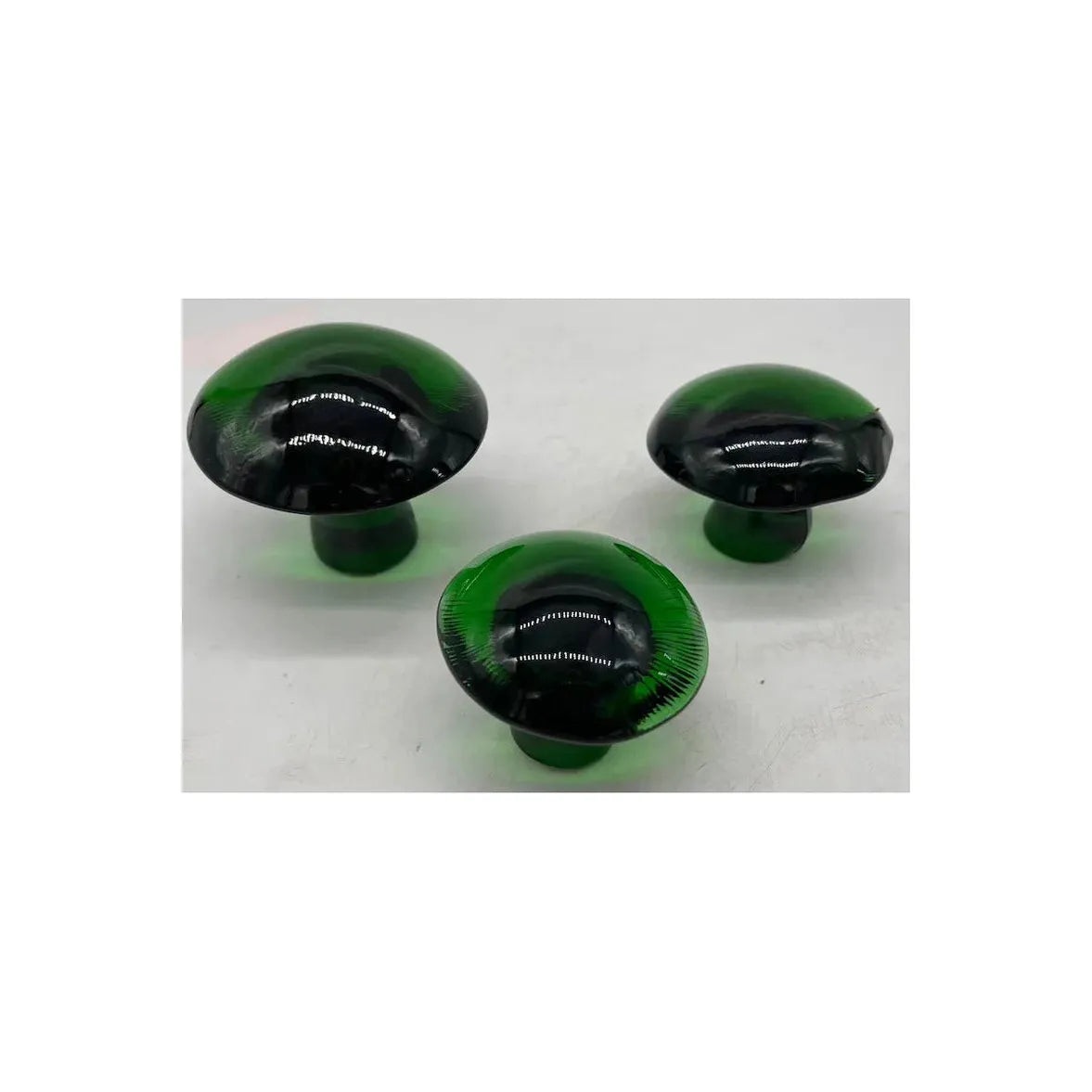 Solid Glass Mushroom