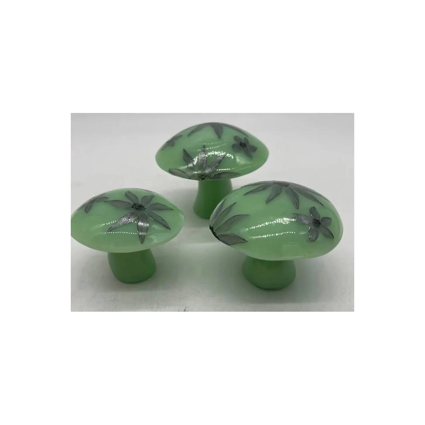 Solid Glass Mushroom