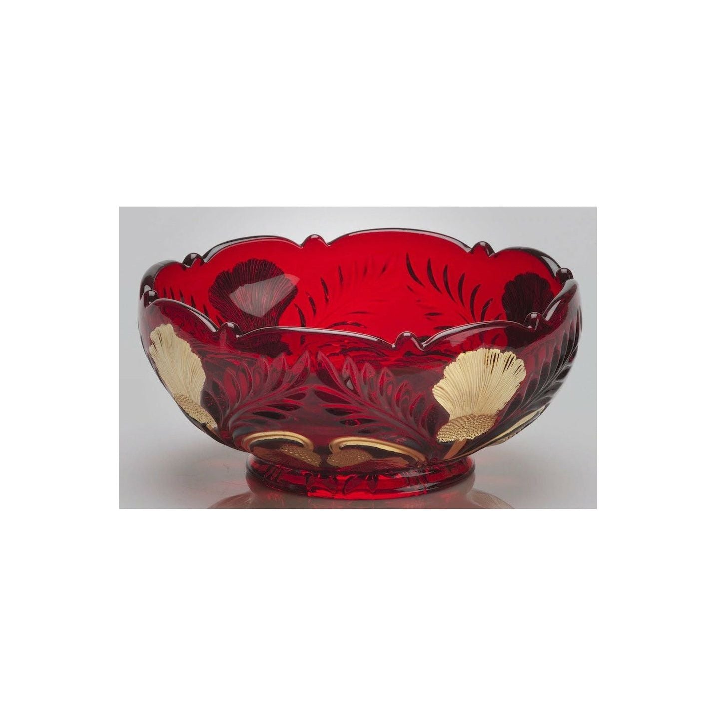 Inverted Thistle Serving Bowl
