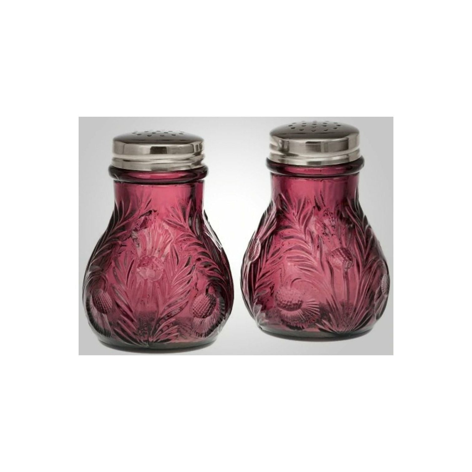 Inverted Thistle Salt \u0026 Pepper Shakers, image size:1513x1513