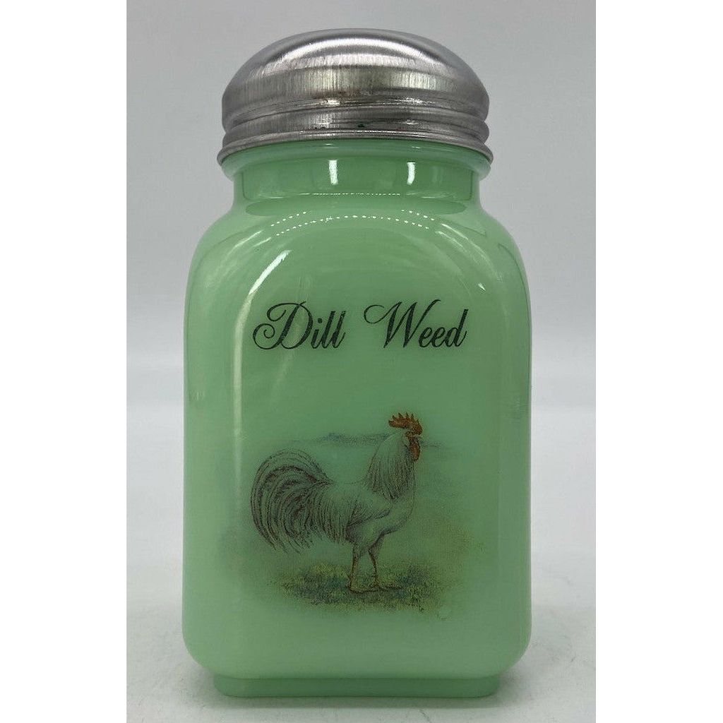Square Stove Top Spice Jars - Jade