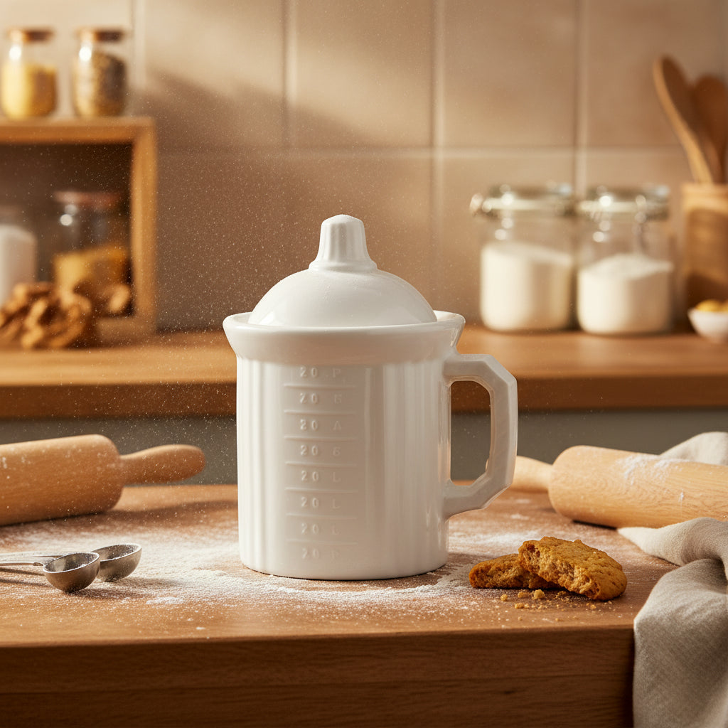 Measuring Cup w/Table Spoon Measuring Lid (Year End Clearance)