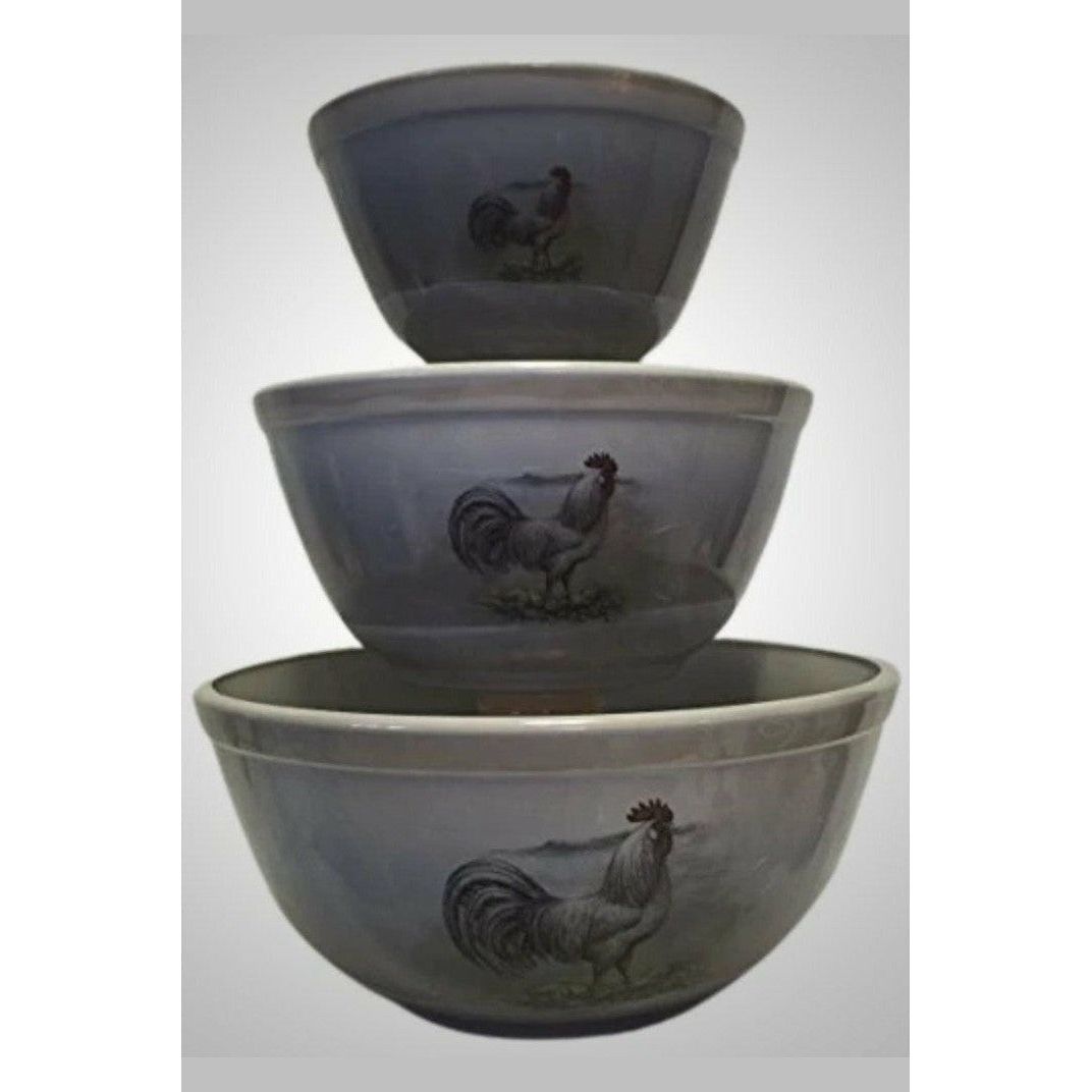 Nesting Mixing Bowl Set Decorated
