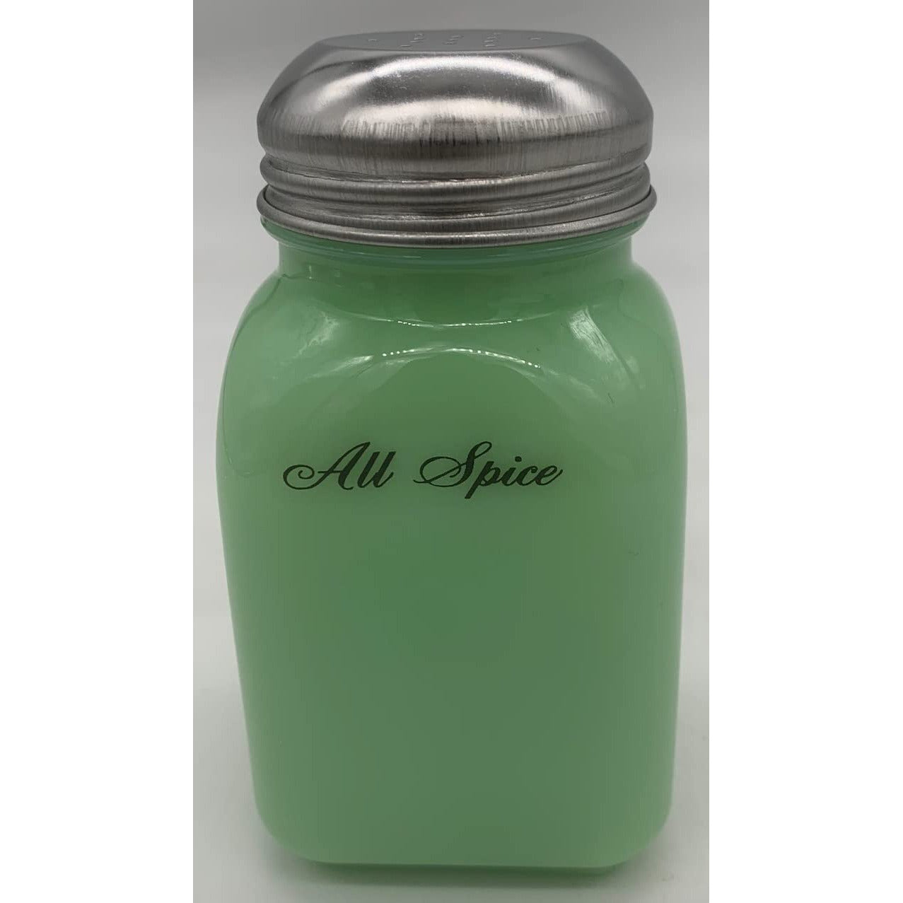 Square Stove Top Jade Spice Jars w/Script Lettering – Helen & Phil