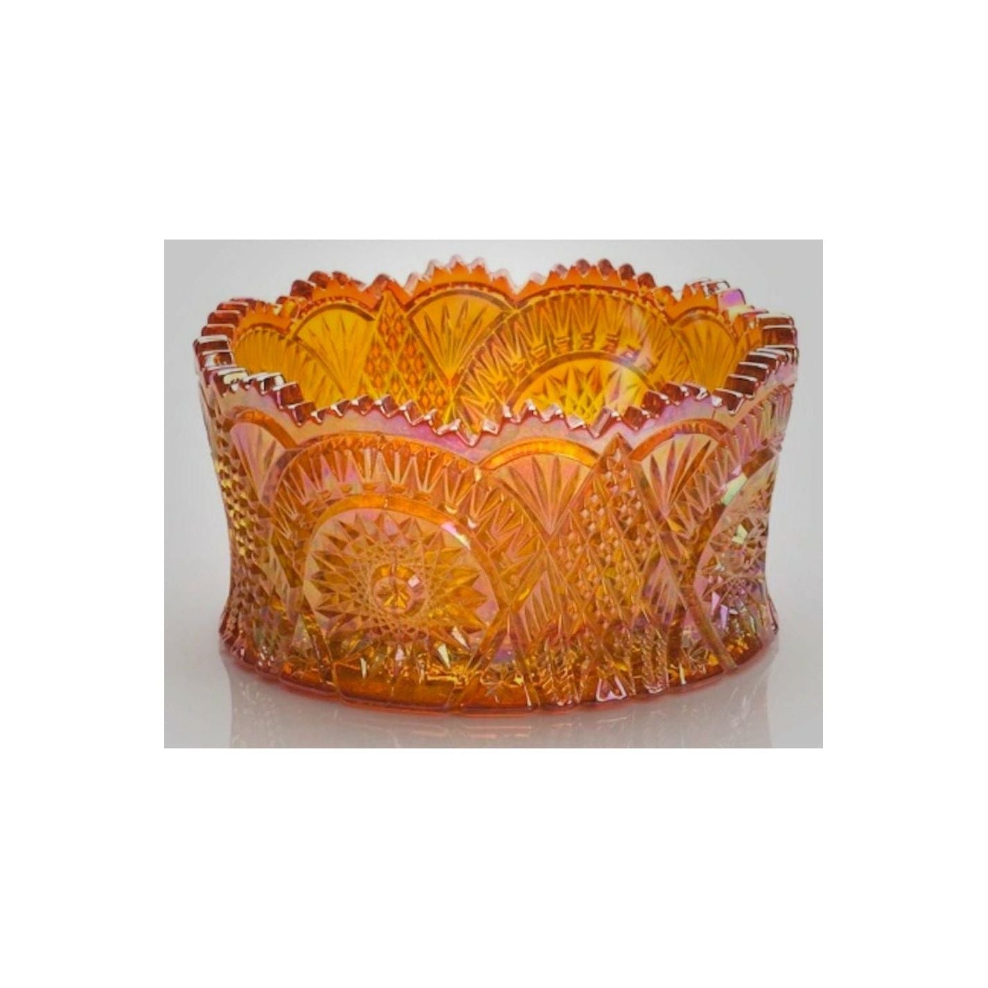 Star and Arched Diamond Classic Nappy Bowl