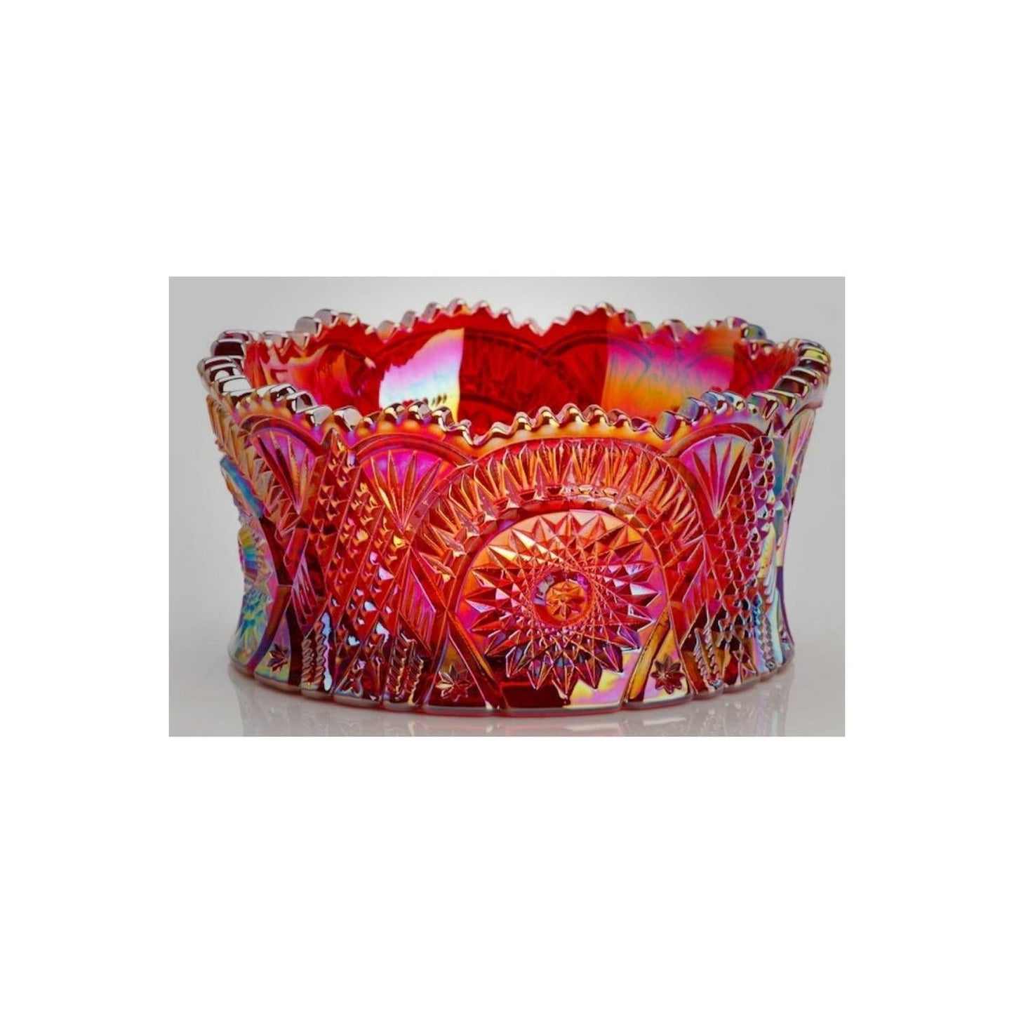 Star and Arched Diamond Classic Nappy Bowl