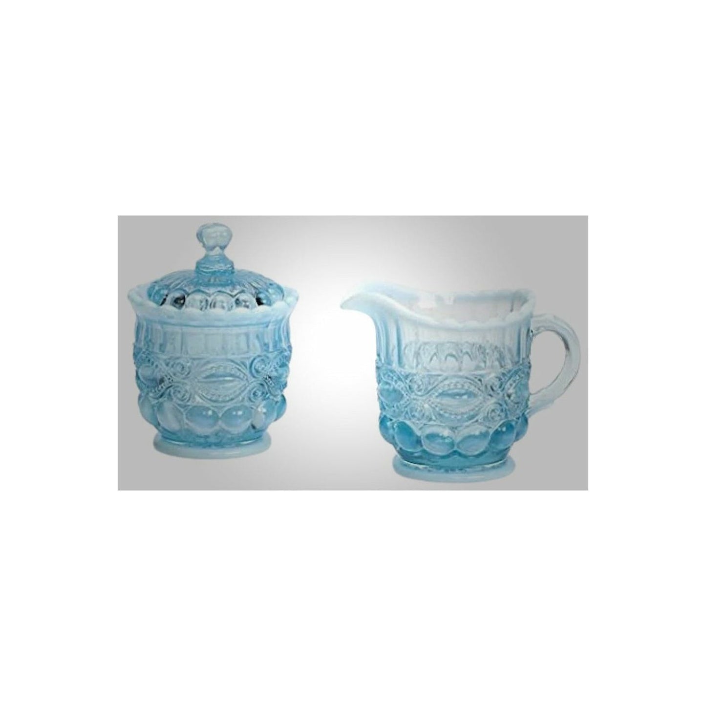 Eye Winker Creamer & Sugar Bowls