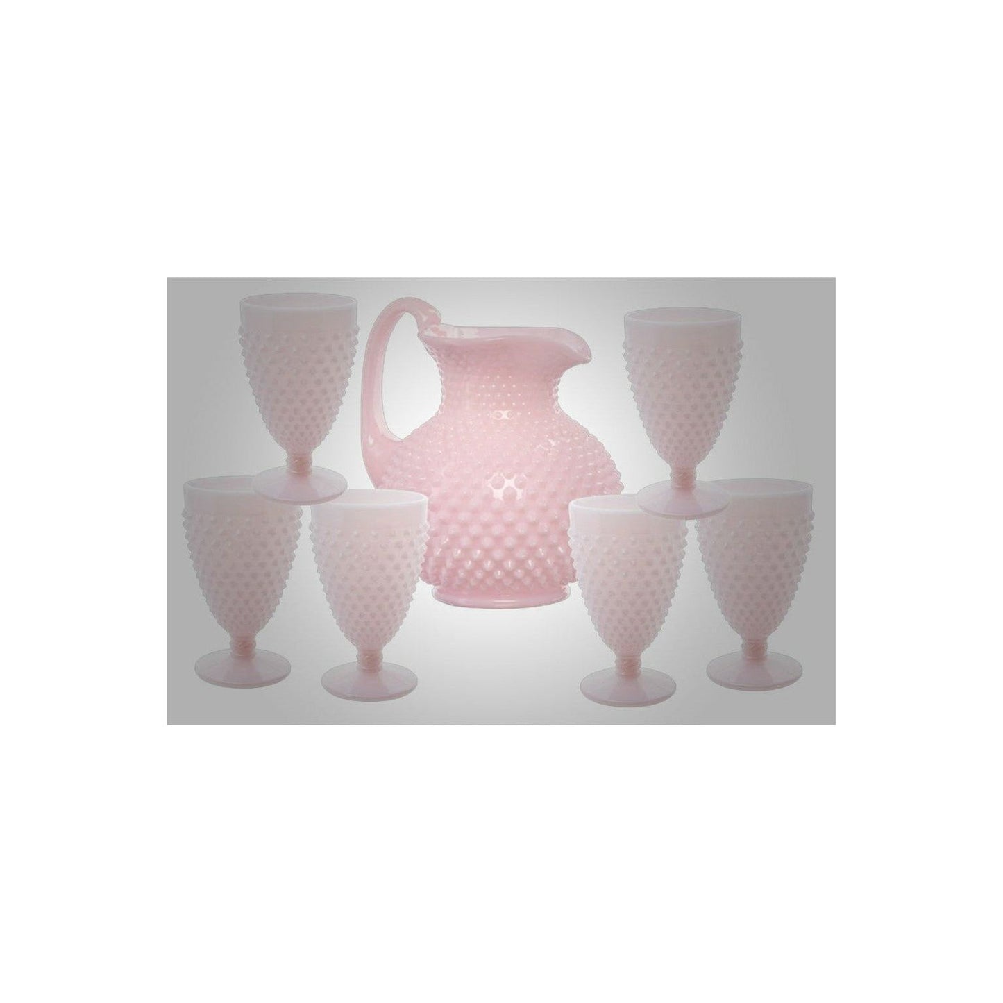 GiGi Hobnail Pitcher & Goblets