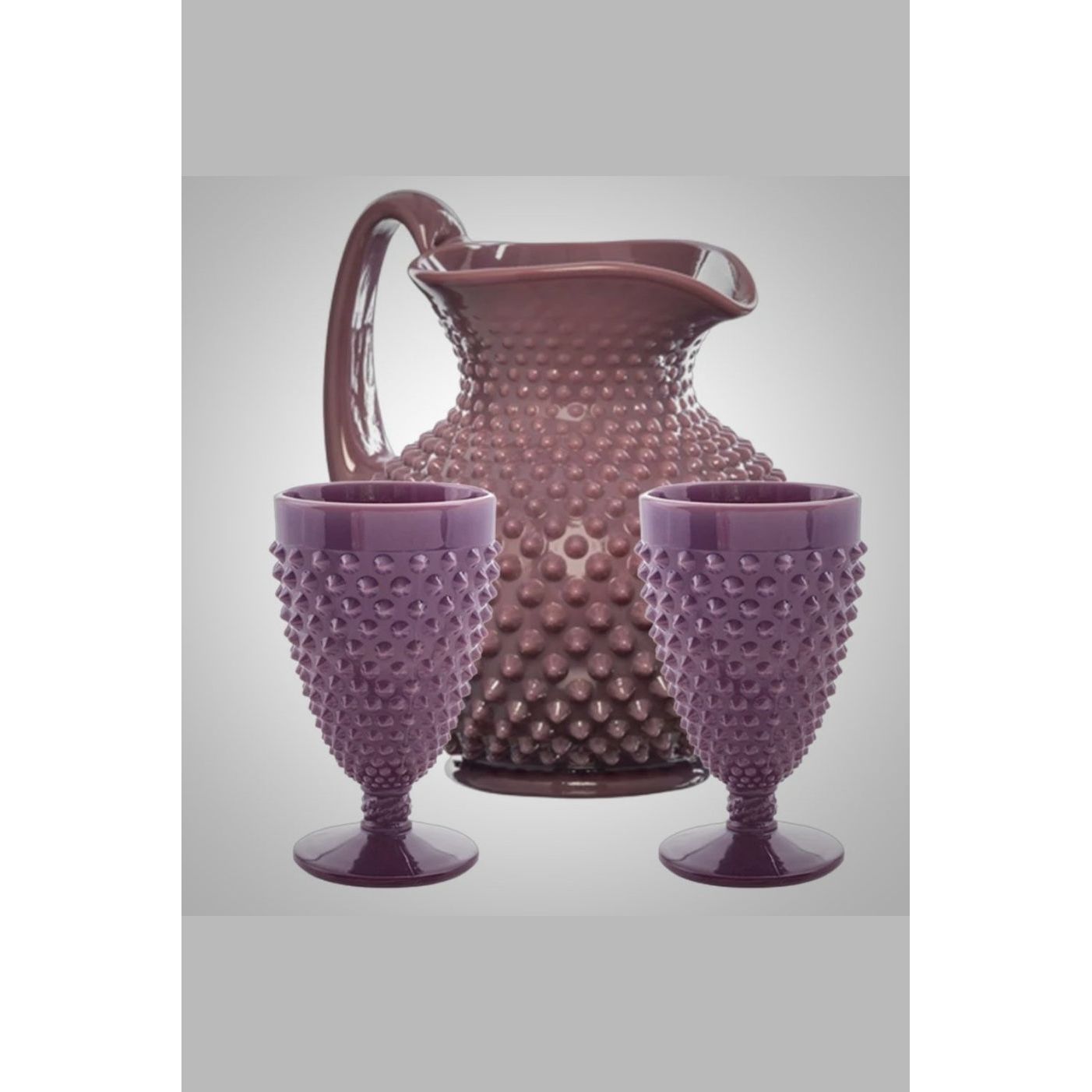 GiGi Hobnail Pitcher & Goblets