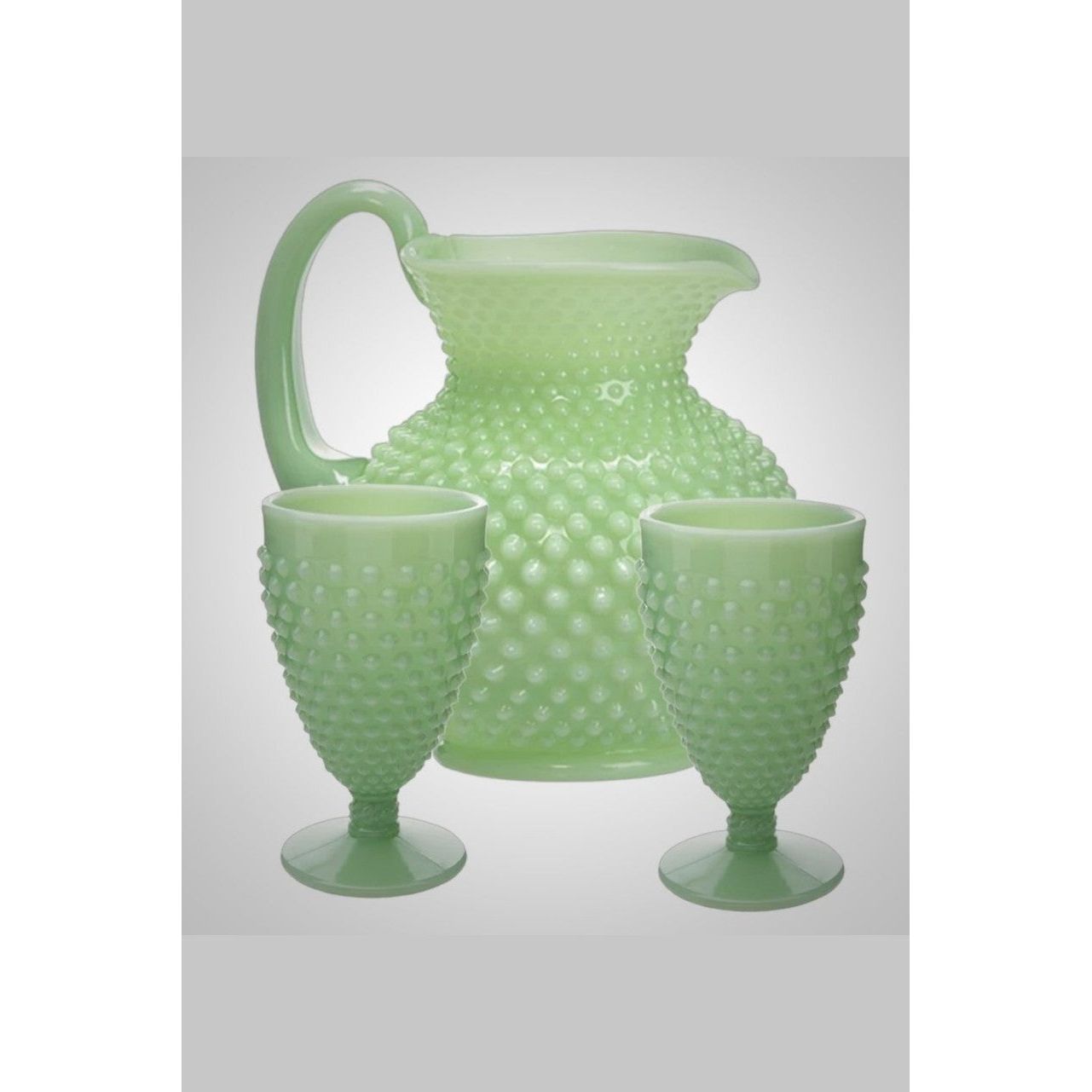GiGi Hobnail Pitcher & Goblets