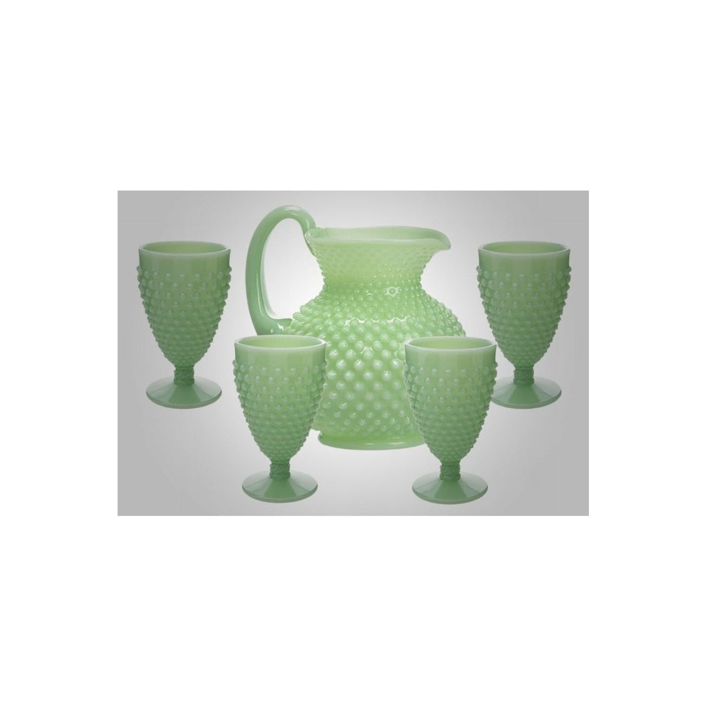 GiGi Hobnail Pitcher & Goblets
