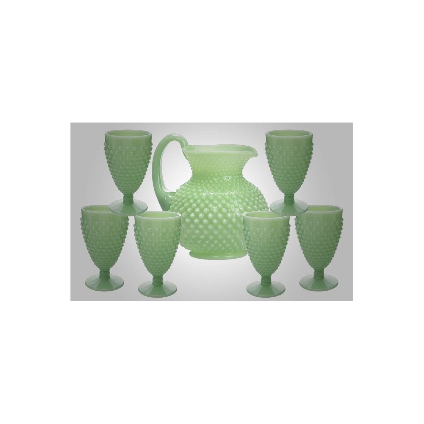 GiGi Hobnail Pitcher & Goblets