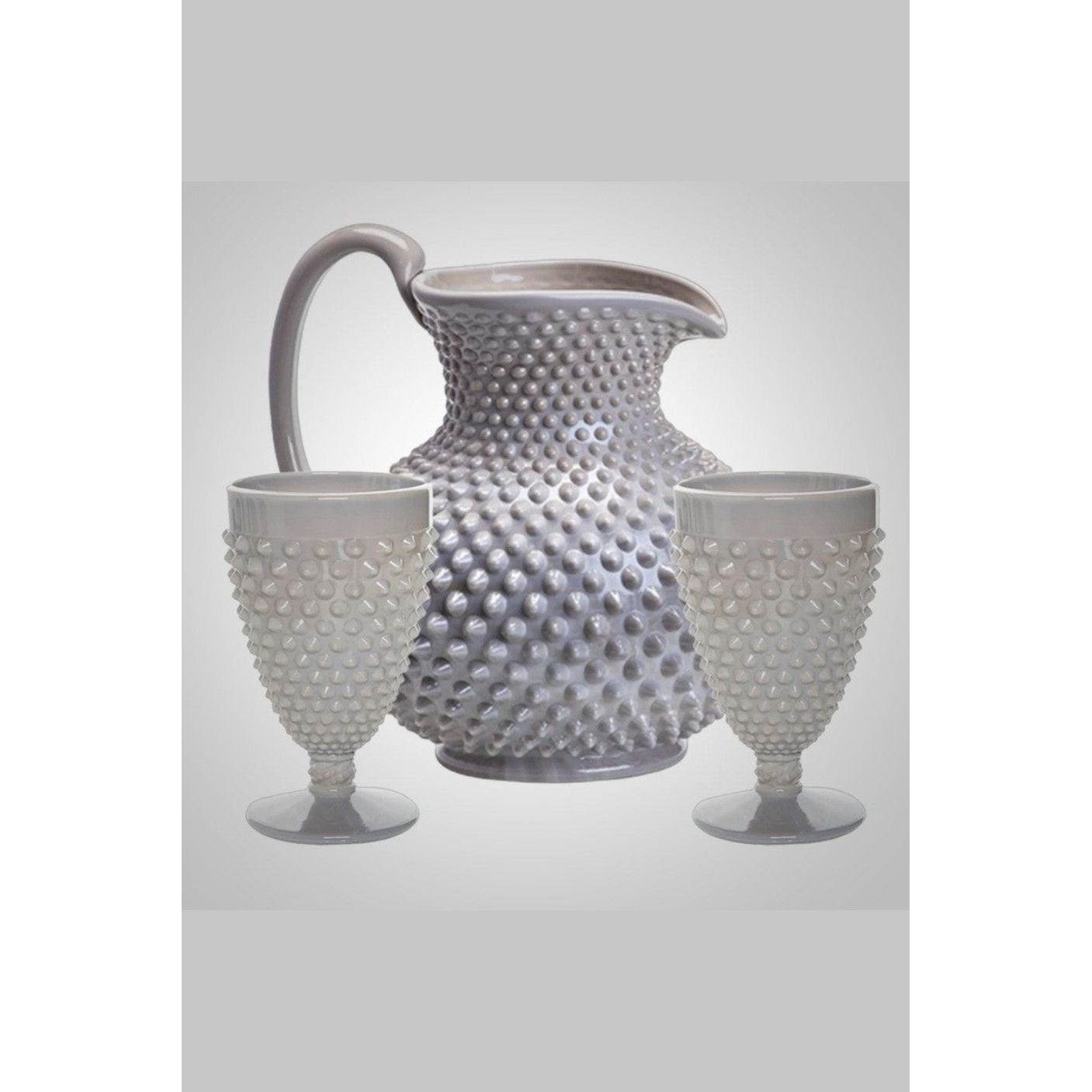 GiGi Hobnail Pitcher & Goblets