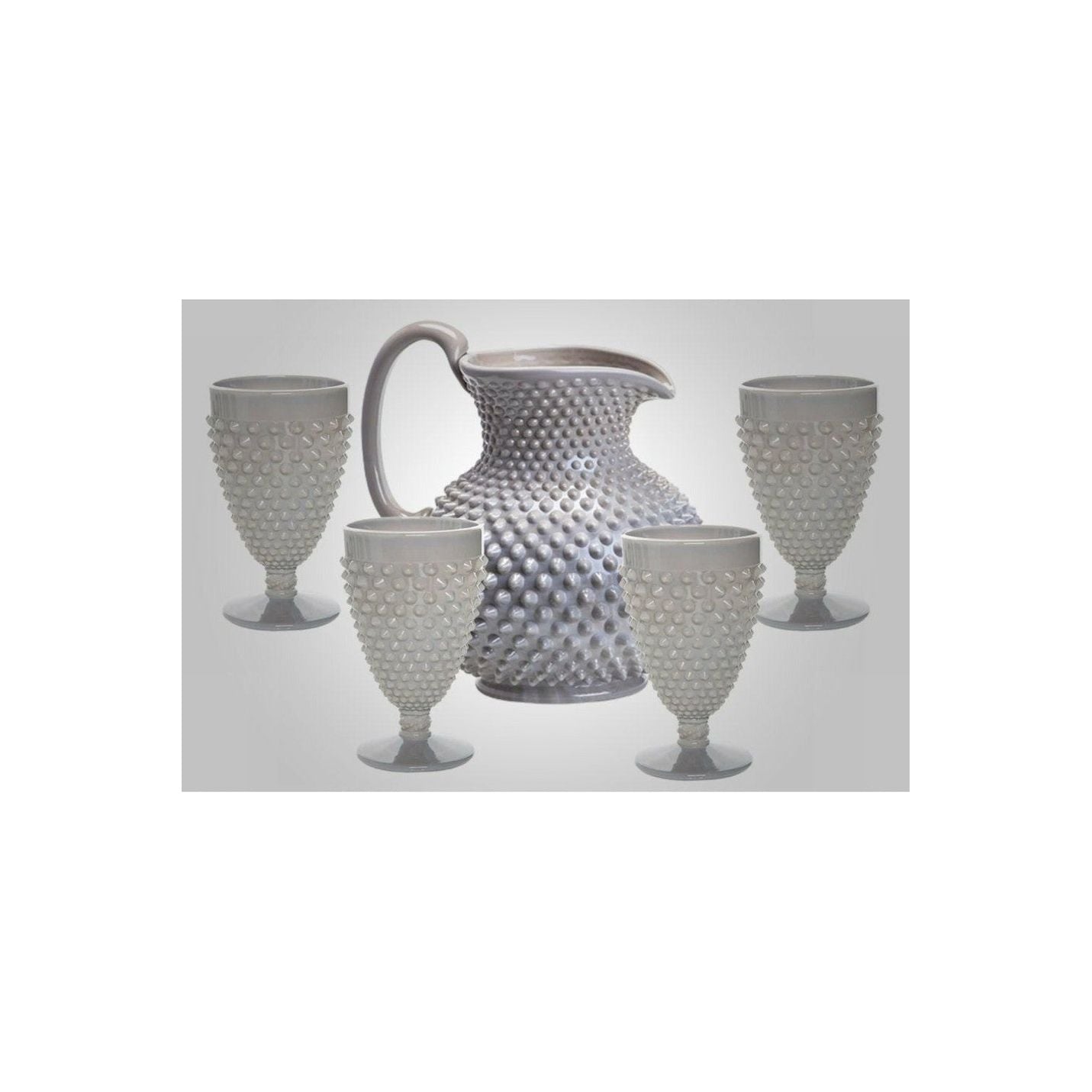 GiGi Hobnail Pitcher & Goblets