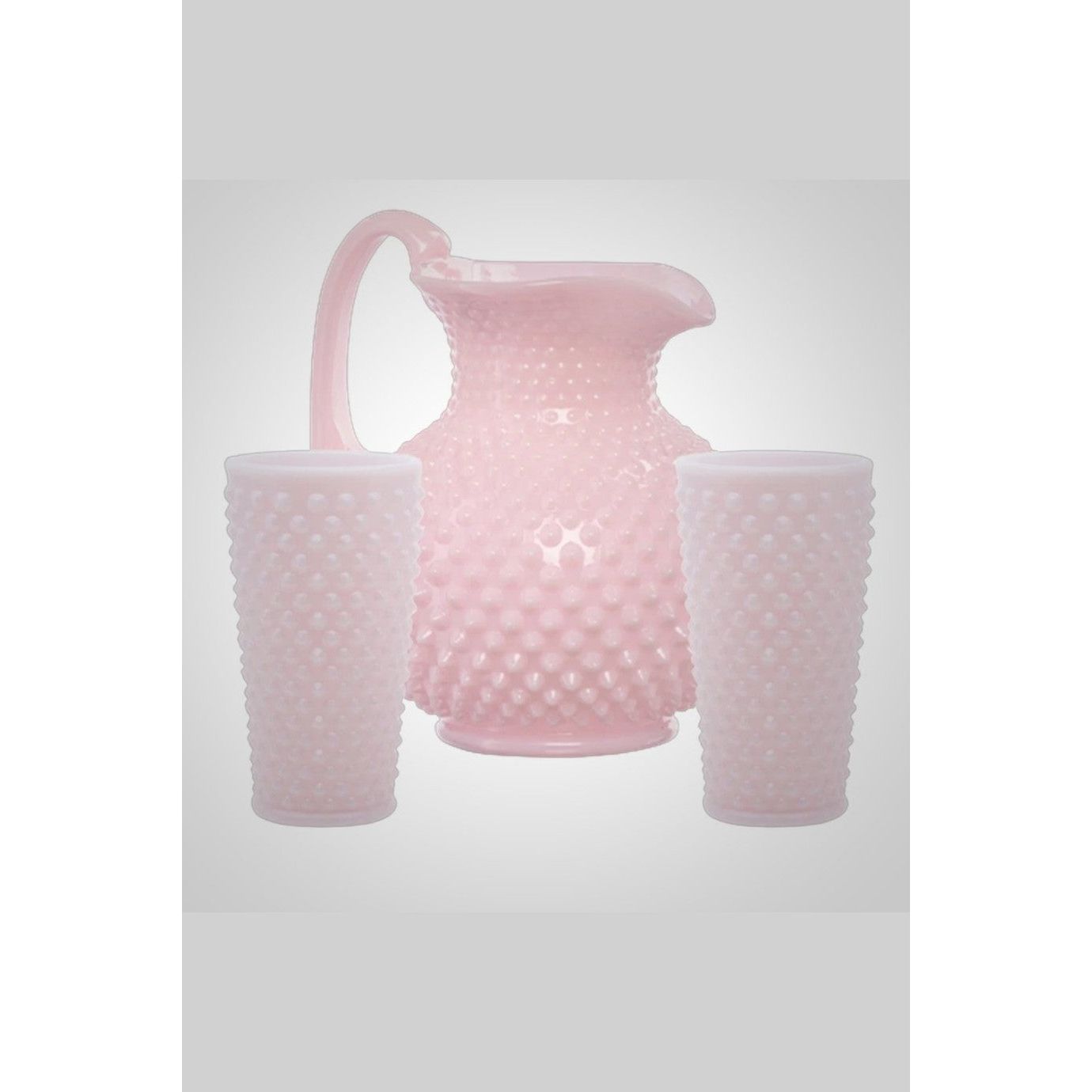 GiGi Hobnail Pitcher & Goblets