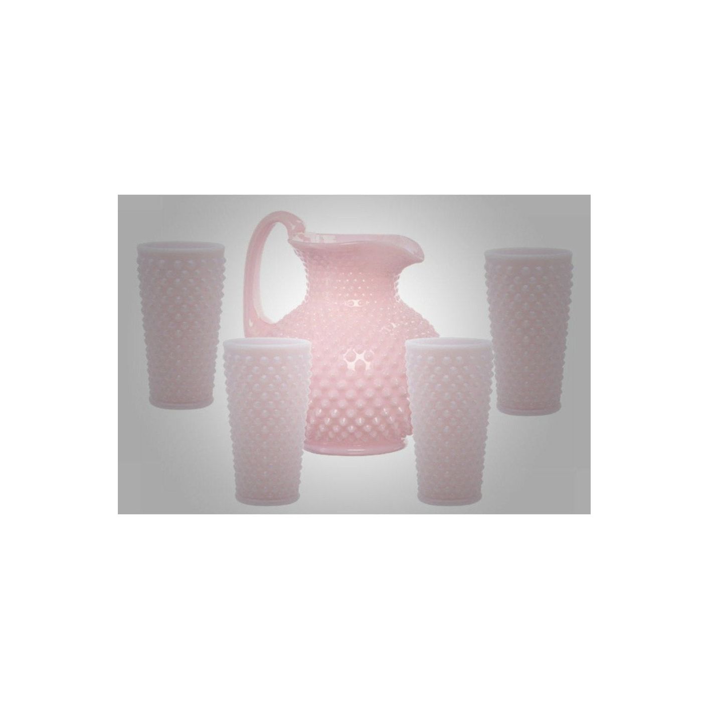 GiGi Hobnail Pitcher & Ice Teas