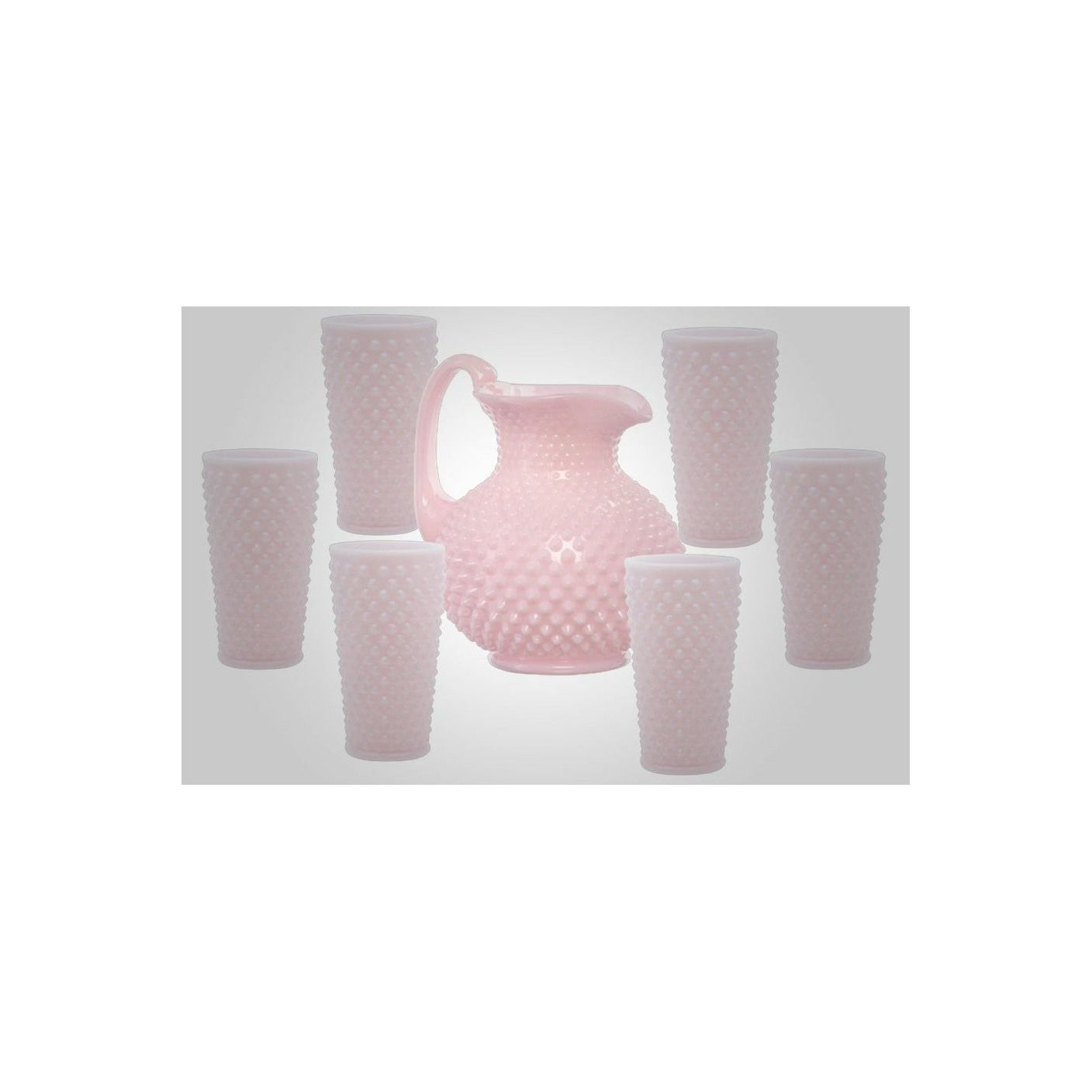 GiGi Hobnail Pitcher & Goblets
